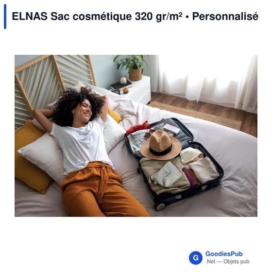 ELNAS Sac cosmétique 320 gr/m² - Image 10