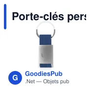 Porte-clés personnalisable en aluminium avec logo - Eloy - Miniature 10