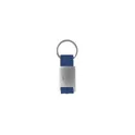 Variante bleu foncé - Porte-clés personnalisable en aluminium avec logo - Eloy