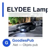 ELYDEE Lampe frontale LED rechargeable - Miniature 4