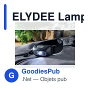 ELYDEE Lampe frontale LED rechargeable - Miniature 5