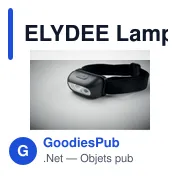 ELYDEE Lampe frontale LED rechargeable - Miniature 6
