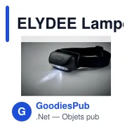 ELYDEE Lampe frontale LED rechargeable - Miniature 10
