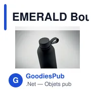 EMERALD Bouteille double paroi 500 ml - Miniature 11