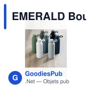 EMERALD Bouteille double paroi 500 ml - Miniature 4