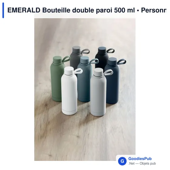 EMERALD Bouteille double paroi 500 ml - Image 4
