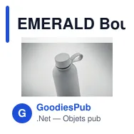 EMERALD Bouteille double paroi 500 ml - Miniature 5