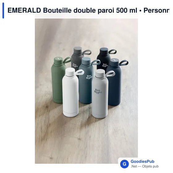 EMERALD Bouteille double paroi 500 ml - Image 7