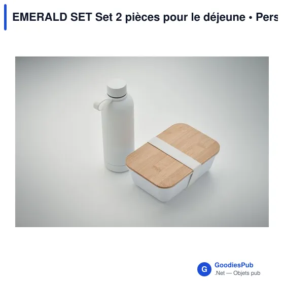 EMERALD SET Set 2 pièces pour le déjeune - Image 3