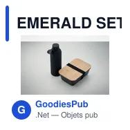 EMERALD SET Set 2 pièces pour le déjeune - Miniature 9
