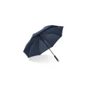 Variante Bleu foncé - Parapluie canne personnalisable 23 pouces en pongée 190T avec logo - Emerantia