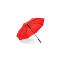 Variante Rouge - Parapluie canne personnalisable 23 pouces en pongée 190T avec logo - Emerantia
