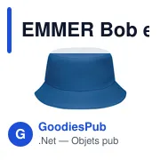EMMER Bob en polyester 150 gr/m - Miniature 1