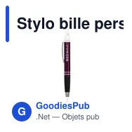 Stylo bille personnalisable Empire avec logo en aluminium - Miniature 5