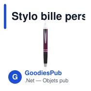 Stylo bille personnalisable Empire avec logo en aluminium - Miniature 6