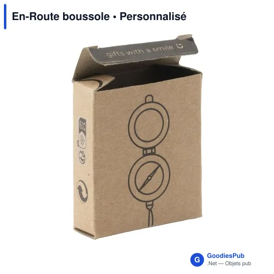Boussole personnalisable En-Route avec logo pour vos activités outdoor - Image 5