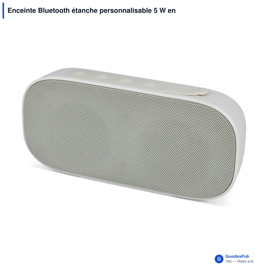 Enceinte Bluetooth étanche personnalisable 5 W en R-ABS avec logo - Tone - Image 3
