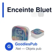 Enceinte Bluetooth personnalisable 3 W en R-ABS avec logo - Tone Small - Miniature 1
