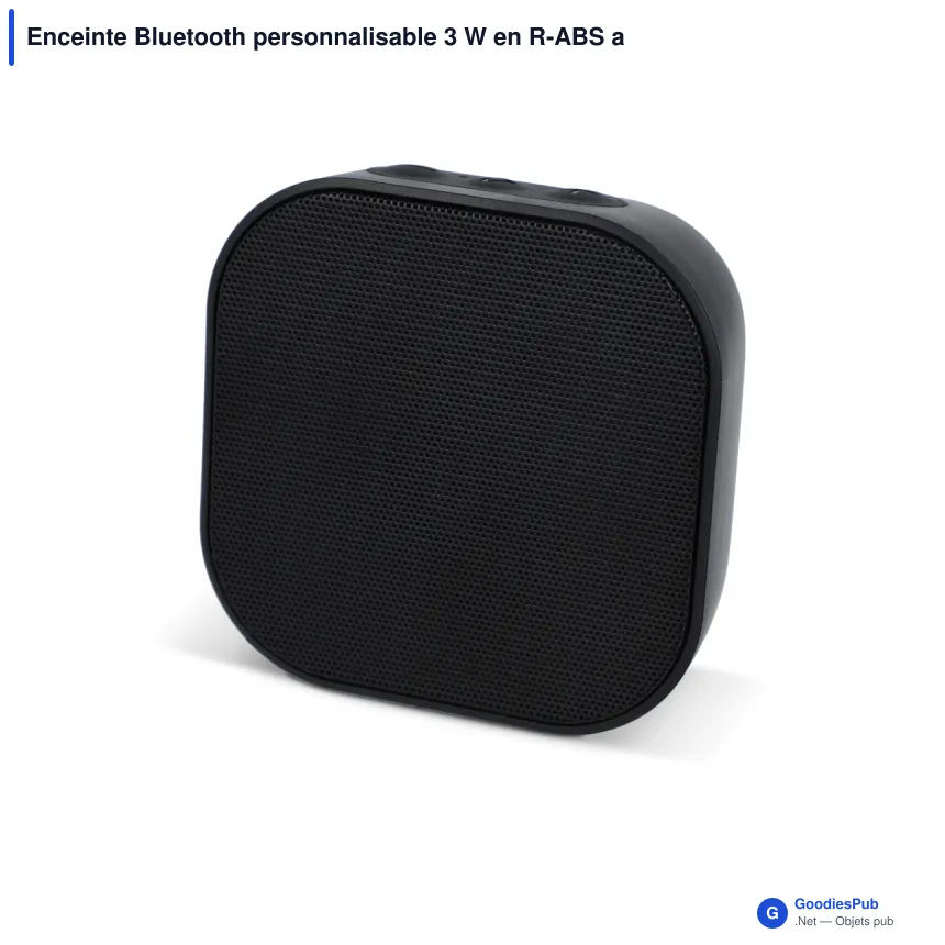 Enceinte Bluetooth personnalisable 3 W en R-ABS avec logo - Tone Small - Image 2