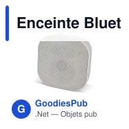 Enceinte Bluetooth personnalisable 3 W en R-ABS avec logo - Tone Small - Miniature 3