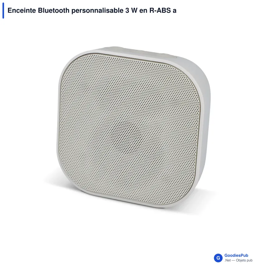 Enceinte Bluetooth personnalisable 3 W en R-ABS avec logo - Tone Small - Image 3