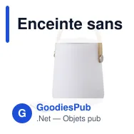 Enceinte sans fil lumineuse personnalisable avec logo - modèle B2B - Miniature 2