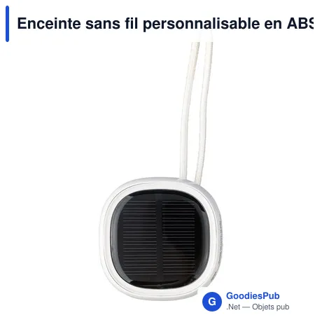 Enceinte sans fil personnalisable en ABS recyclé avec logo