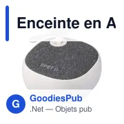 Enceinte sans fil personnalisable en ABS recyclé avec logo - Miniature 2