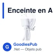Enceinte sans fil personnalisable en ABS recyclé avec logo - Miniature 5