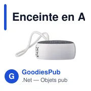 Enceinte sans fil personnalisable en ABS recyclé avec logo - Miniature 6