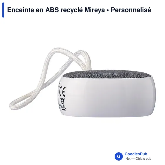 Enceinte sans fil personnalisable en ABS recyclé avec logo - Image 6