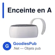 Enceinte sans fil personnalisable en ABS recyclé avec logo - Miniature 7