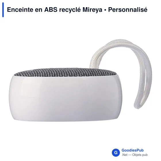 Enceinte sans fil personnalisable en ABS recyclé avec logo - Image 7