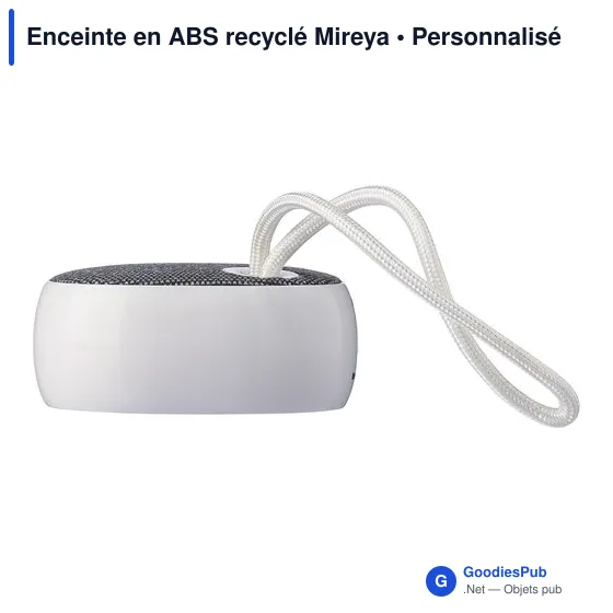 Enceinte sans fil personnalisable en ABS recyclé avec logo - Image 8