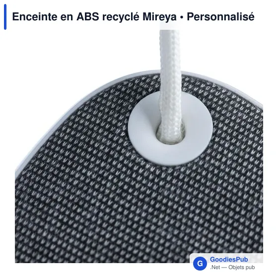 Enceinte sans fil personnalisable en ABS recyclé avec logo - Image 9