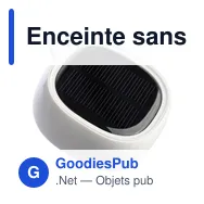 Enceinte sans fil personnalisable en ABS recyclé avec logo - Miniature 10