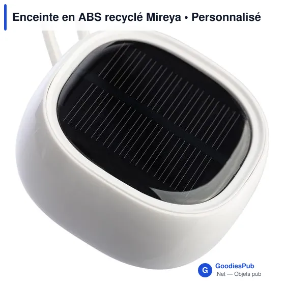 Enceinte sans fil personnalisable en ABS recyclé avec logo - Image 10