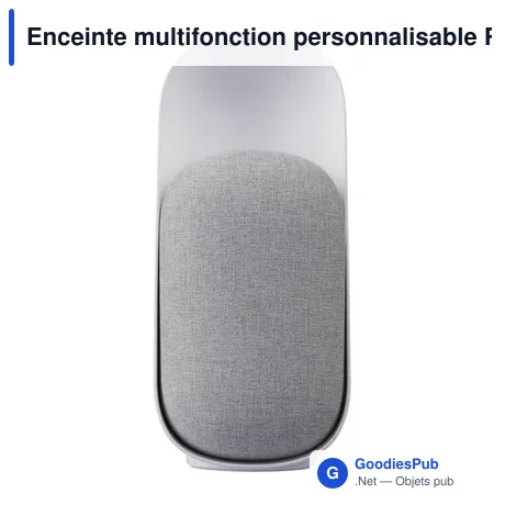 Enceinte multifonction personnalisable Rumi avec logo