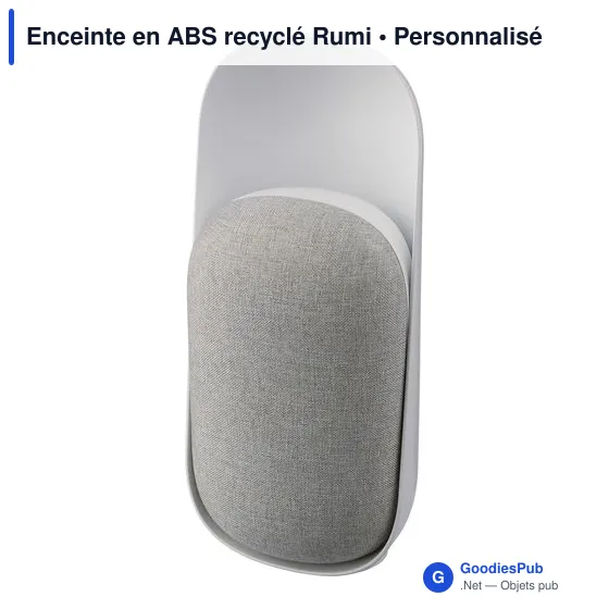 Enceinte multifonction personnalisable Rumi avec logo - Image 2