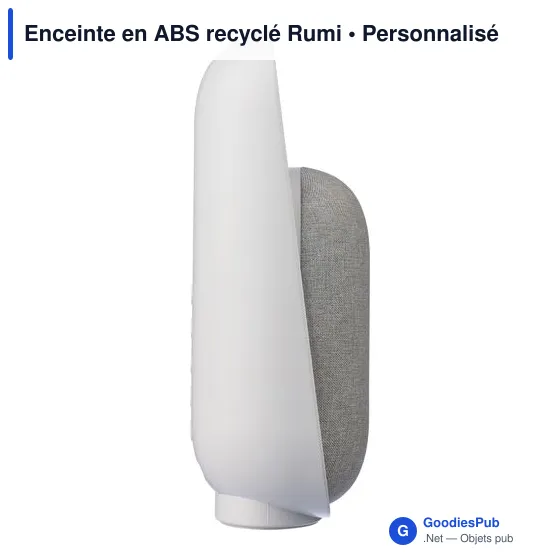 Enceinte multifonction personnalisable Rumi avec logo - Image 5