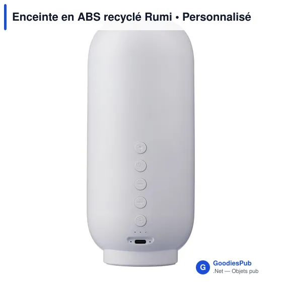 Enceinte multifonction personnalisable Rumi avec logo - Image 6