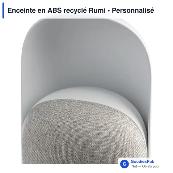Enceinte multifonction personnalisable Rumi avec logo - Image 8