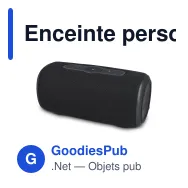 Enceinte personnalisable 40 W avec logo - Fresh 'n Rebel Rockbox L3 - Miniature 4