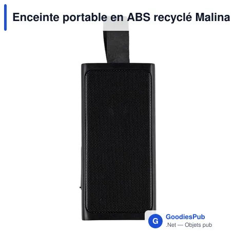 Enceinte portable en ABS recyclé Malina