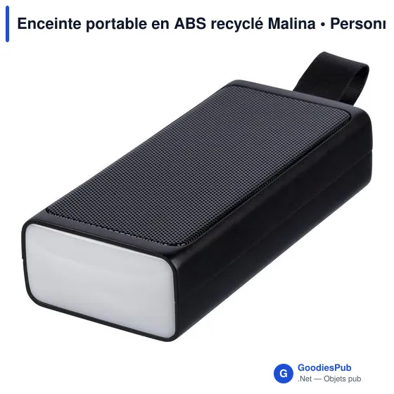 Enceinte portable en ABS recyclé Malina - Image 2