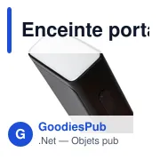 Enceinte portable en ABS recyclé Malina - Miniature 11