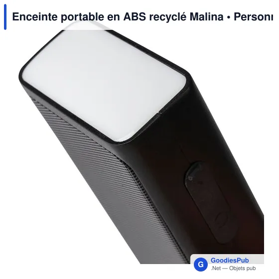 Enceinte portable en ABS recyclé Malina - Image 11