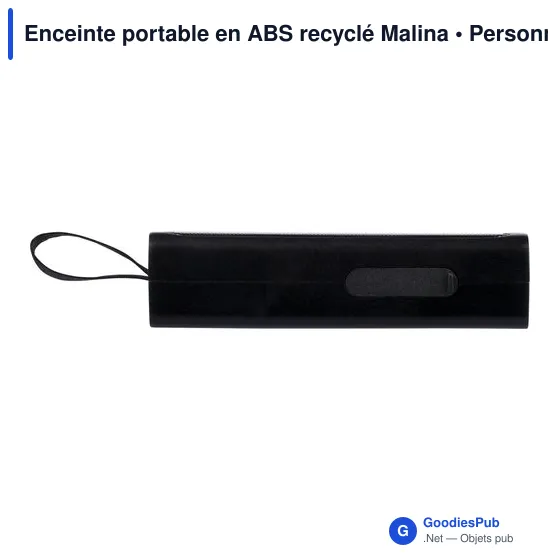 Enceinte portable en ABS recyclé Malina - Image 5