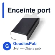 Enceinte portable en ABS recyclé Malina - Miniature 7