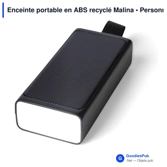 Enceinte portable en ABS recyclé Malina - Image 7
